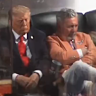 US President Donald Trump with Knicks owner James Dolan.
