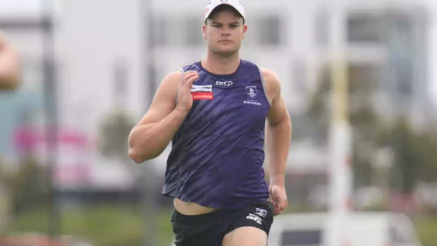 Docker Sean Darcy has shed some puppy fat as he aims to be the club's no.1 ruckman in 2019.
