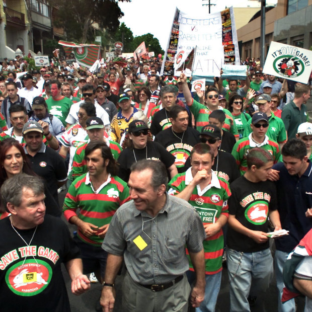 George Piggins led South Sydney’s reinstatement into the NRL.