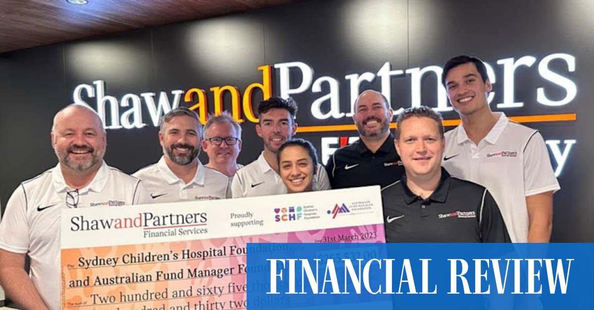 Strong show for Shaw and Partners' charity trading day - Vimarsana News