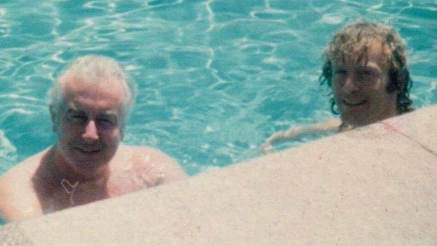 “Comrade, I have never been to a place anything like that" ... Gough Whitlam with the author, his then staffer Richard Whitington,  pictured here on his 27th birthday in Cairo, Egypt, during their six-week tour in 1976.