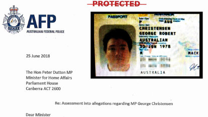 AFP warned George Christensen’s Philippines ‘activities’ put him at risk of compromise