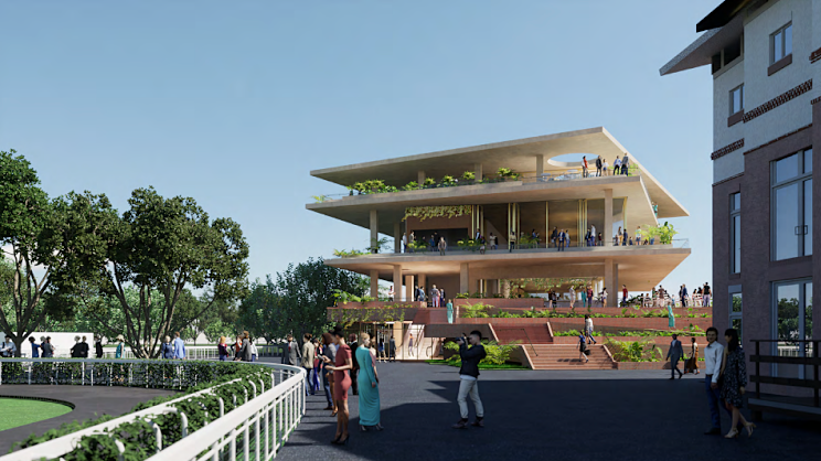 brisbanetimes.com.au - Matt Dennien - Qld hands over first $25m for Eagle Farm grandstand before loan terms are signed