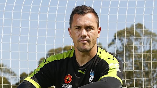 SYDNEY, AUSTRALIA - JANUARY 13: Sydney FC goalkeeper Danny Vukovic poses for a picture on January 13, 2017 in Sydney, Australia. (Photo by Daniel Munoz/Fairfax Media)