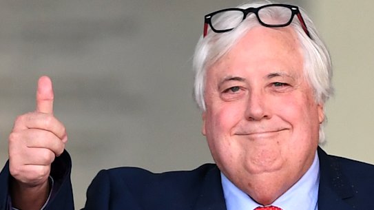 Nickel-and-dime politics ... Clive Palmer. 