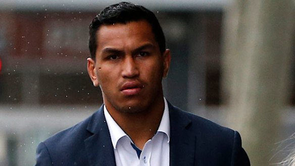 Jacob Saifiti arrives at Newcastle Local Court on Monday. 