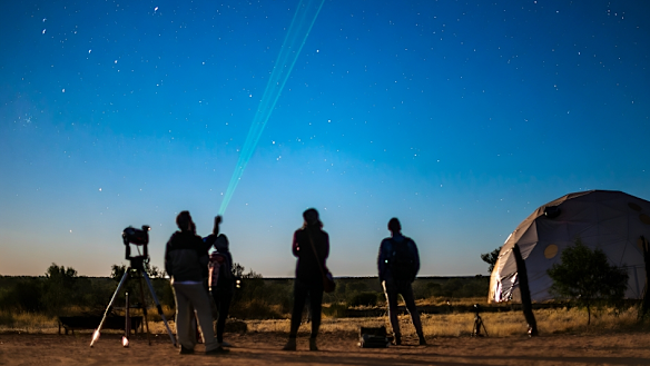 Dine under the stars at Earth Sanctuary.