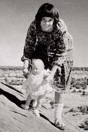 Lindy Chamberlain with her daughter Azaria in February, 1981.