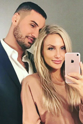 Salim Mehajer with girlfriend Melissa Tysoe. 