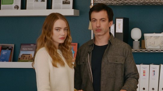 Emma Stone and Nathan Fielder star as married couple Whitney and Asher in The Curse.