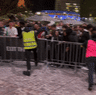 ‘No excuse’: Search for flare-throwers after rowdy fans storm Fed Square