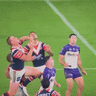 The Roosters were unhappy with two calls. The NRL is looking at three that hurt Melbourne