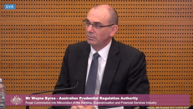 Wayne Byres says the banking regulator has started to look more into conduct issues.
