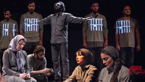 Nazanin Sahamizadeh's play <i>Manus</i>, based on the experiences of those imprisoned on the island, is performed in Tehran. The play will soon be staged in Australia.