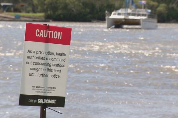 A major sewage spill along the Albert River has been labelled the Gold Coast’s worst environmental disaster.