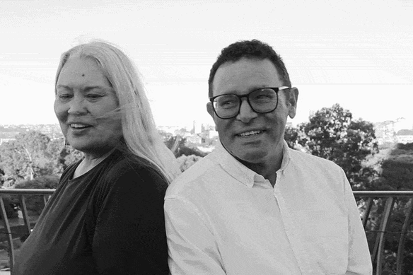 GIF: Melissa Jackson, 60, and her colleague and “bestie” Ronald Briggs, 58. 