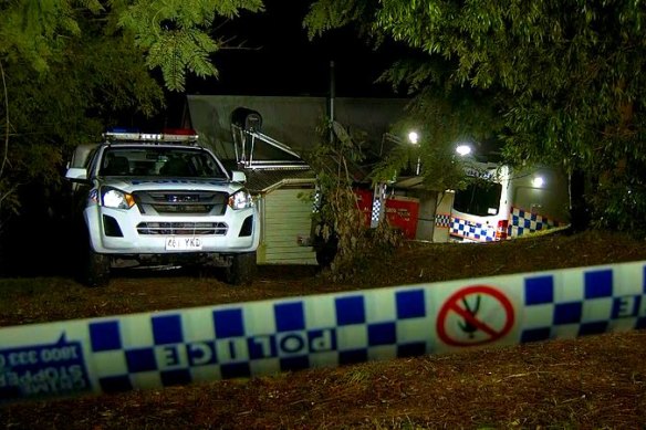 The house at Kilcoy Lane in Conondale where Christopher Gwin’s body was found.