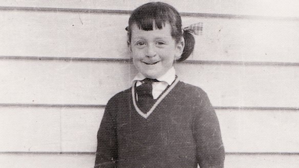Wendy Harmer as a child.