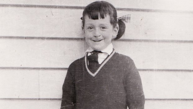 Wendy Harmer as a child.