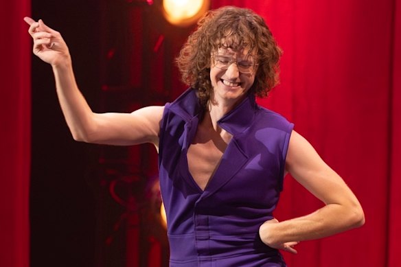 Comedian Chris Fleming in his show Live at the Palace.