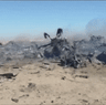 Footage of a downed US aircraft in Iranian territory.