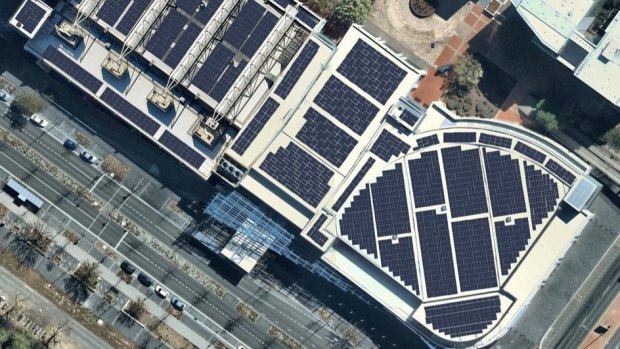 The tool also examines how well solar panels would work on different roofs within the city.