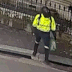 Footage released by the court of Beau Lamarre-Condon wearing a helmet and carrying an Uber Eats bag.