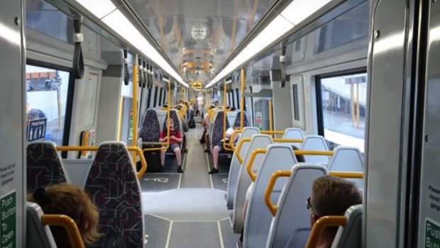 Only one of Queensland's 75 new trains has had the aisles widened and a second, larger toilet added for people in wheelchairs.
