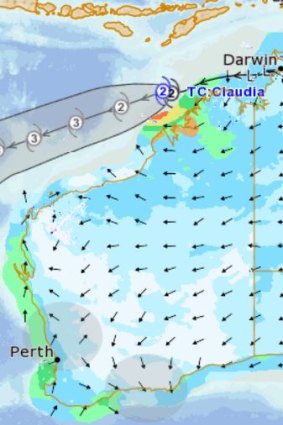 Gale force winds expected to reach up to 100 kilometres per hour. 