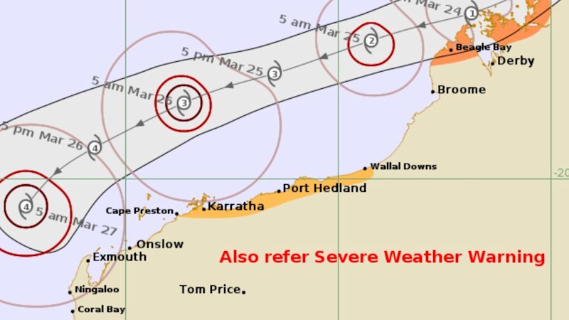 WA braces for Tropical Cyclone Narelle as it tracks ‘very unusual’ path towards Perth