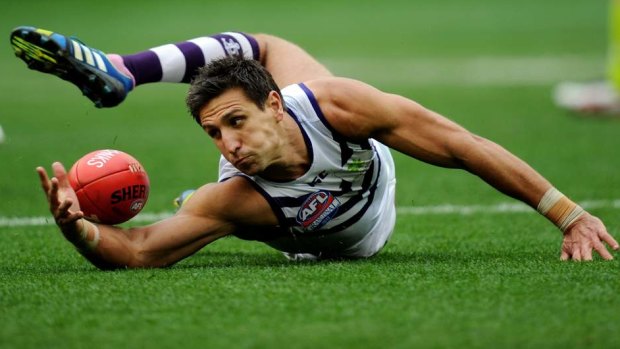 Fremantle captain Matthew Pavlich seen in the 2013 AFL grand final at the MCG.