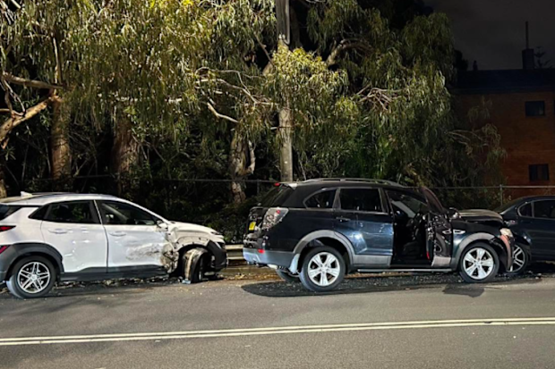 Driver tries to flee from police in beachside  suburb of Sydney