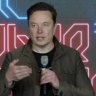 Elon Musk speaks at Tesla’s annual meeting in Texas.