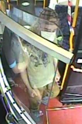 A man police want to speak to about a string of sex acts performed on Sydney buses. 
