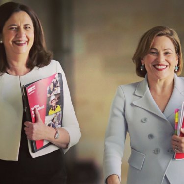Jackie Trad was Premier Annastacia Palaszczuk's deputy for years. 