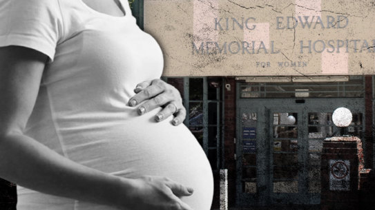 Madeleine Cusworth just gave birth to her third child at King Edwards Memorial Hospital, said she’s never seen the maternity hospital so busy.