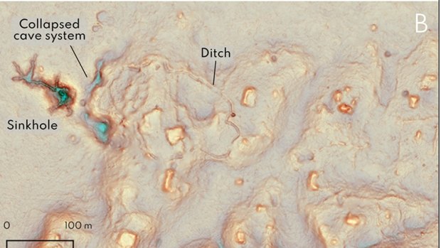 They said the images indicate a city of large proportions, possibly a regional capital.