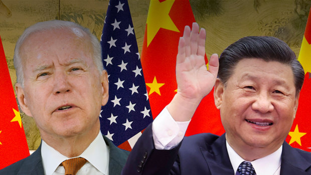 Trade tensions: US President Joe Biden and Chinese President Xi.