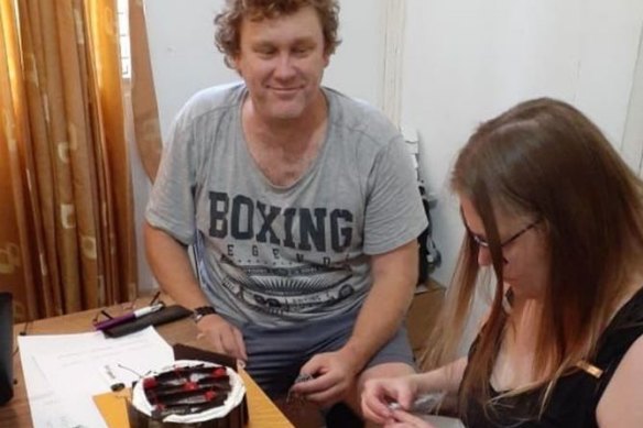 Michael Petersen and his wife Linda celebrated her birthday while he was in police detention.