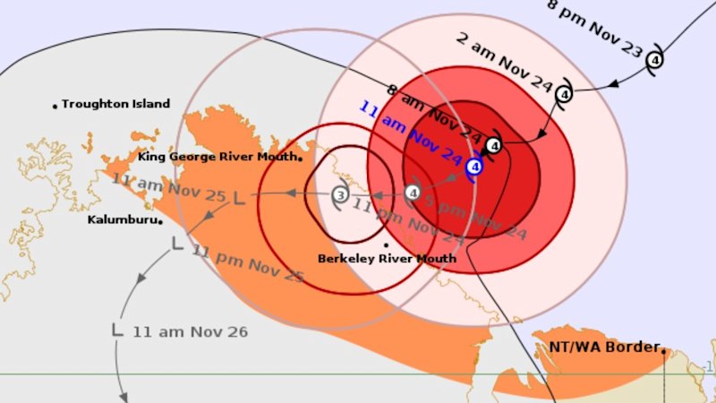 Severe Tropical Cyclone Fina loses steam as it heads towards West Australian coast