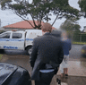 Police arrest a 44-year-old man in Russell Lea on Wednesday morning.