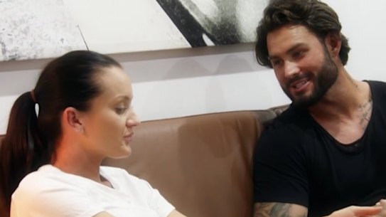 Sam and Ines catch up behind their partners' backs on Married At First Sight.