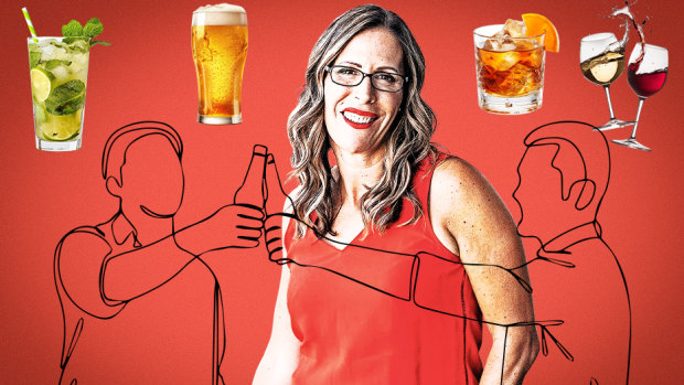 Sarah Rusbatch, pictured, wants to make sure her kids will never think “Mum can’t find out about this”.