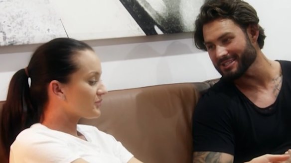 Sam and Ines catch up behind their partners' backs on Married at First Sight.