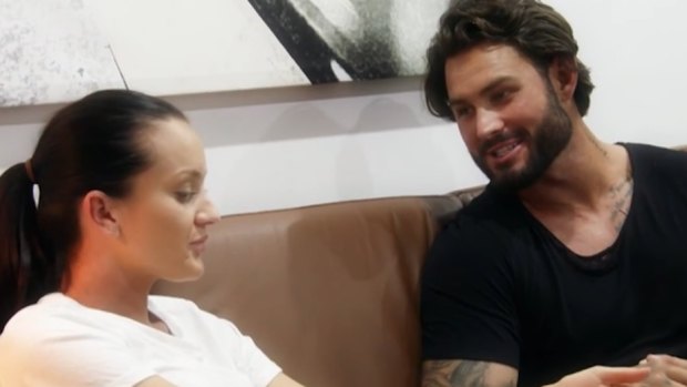 Sam and Ines catch up behind their partners' backs on Married at First Sight.