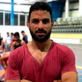 Iranian Greco-Roman wrestler Navid Afkari.