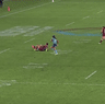 Things got heated between Latrell Mitchell and Valentine Holmes