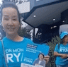 Monique Ryan volunteers.