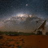 A new map, called SPICE-RACS, shows magnetic fields throughout the Universe in blue and red. It was produced with CSIRO’s ASKAP radio telescope on Wajarri Yamaji Country.