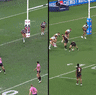 Shades of 2023: Nathan Cleary scored a try that evoked memories of his grand-final match-winner.